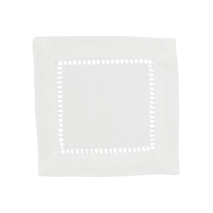 Embroidered Anchor Cocktail Napkins – Set of 4